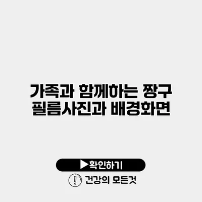 가족과 함께하는 짱구 필름사진과 배경화면